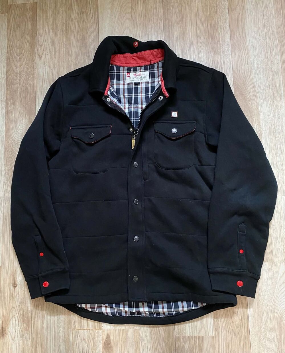 Mikey LeBlanc Signature Series Matix Black Quilted Jacket Men’s Small